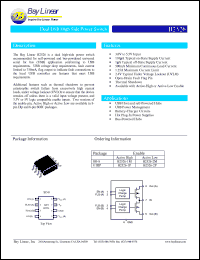 B2526-1M datasheet: 3.3V dual USB high side power switch B2526-1M
