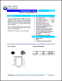 B3800M datasheet: 5.5mA 1MHz switching regulator controller step up low voltage (BIPOLAR) B3800M