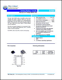 B3800P datasheet: 5.5mA 1MHz switching regulator controller step up low voltage (BIPOLAR) B3800P