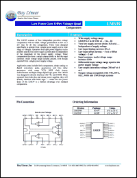 LM339P datasheet: Low power low offset voltage quad LM339P