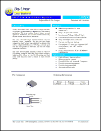L48XXT datasheet: Adjustable 400mA low dropout voltage regulator L48XXT