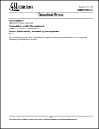 GS88019AT-200I datasheet: 200MHz 512K x 18 9Mb sync burst SRAM GS88019AT-200I