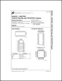 5962-9160601MLA datasheet: 10-Bit D Flip-Flop with TRI-STATE Outputs 5962-9160601MLA