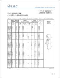 1N4729A datasheet: 3.6 V,  zener diode 1N4729A