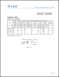 BA159G datasheet: 1000 V,  1 A, fast GPP diode BA159G