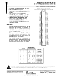 SNJ54CBT16212AWD datasheet:  24-BIT FET BUS-EXCHANGE SWITCHES SNJ54CBT16212AWD