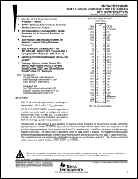 SN74ALVCHR16269AGR datasheet:  12-BIT TO 24-BIT REGISTERED BUS EXCHANGER WITH 3-STATE OUTPUTS SN74ALVCHR16269AGR