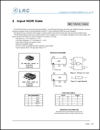 MC74VHC1G02DTT3 datasheet: 2-input NOR gate MC74VHC1G02DTT3