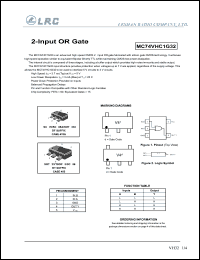 MC74VHC1G32DFT4 datasheet: 2-input OR gate MC74VHC1G32DFT4