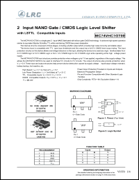 MC74VHC1GT00DFT1 datasheet: 2-input NAND gate MC74VHC1GT00DFT1