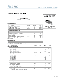 BAS16HT1 datasheet: 75 V, 200 mA, switching diode BAS16HT1
