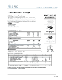 MMBD1010LT1 datasheet: 45 V, low saturation voltage MMBD1010LT1