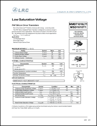 MMBD1010T1 datasheet: 45 V, low saturation voltage MMBD1010T1