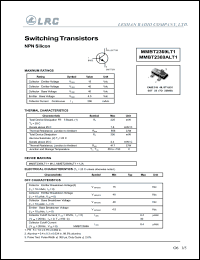 MMBT2369ALT1 datasheet: 15 V, switching transistor MMBT2369ALT1