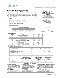 MMVL2101T1 datasheet: 30 V, silicon tuning diode MMVL2101T1