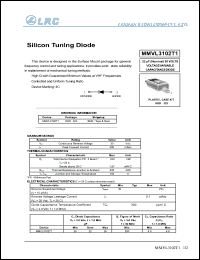 MMVL3102T1 datasheet: 30 V, silicon tuning diode MMVL3102T1