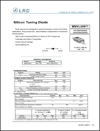 MMVL409T1 datasheet: 20 V, silicon tuning diode MMVL409T1