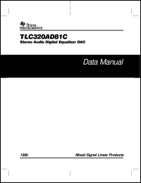 TLC320AD81CDBT datasheet:  STEREO AUDIO DIGITAL EQUALIZER DAC TLC320AD81CDBT