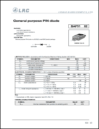 BAP51-02 datasheet: 60 V, general purpose PIN diode BAP51-02