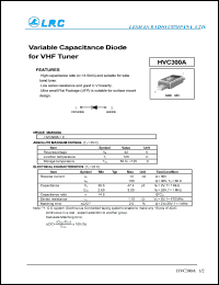 HVC300A datasheet: 32 V,  variable capacitance diode HVC300A