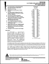 SN54CDC586WD datasheet:  3.3-V PHASE-LOCK-LOOP CLOCK DRIVER WITH 3-STATE OUTPUTS SN54CDC586WD