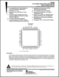 CDC586PAHR datasheet:  3.3V DRIVER CDC586PAHR