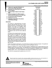 CDC516DGGR datasheet:  3.3VDRIVER CDC516DGGR