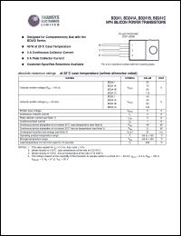 BD241C datasheet: 115 V, NPN silicon power transistor BD241C