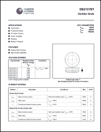 TR2101SY10 datasheet: 1000 V,  rectifier diode TR2101SY10
