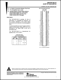 SN74CBT16211ADGVR datasheet:  24-BIT FET BUS SWITCH SN74CBT16211ADGVR