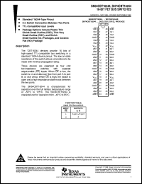 SN74CBT16244DLR datasheet:  16-BIT FET BUS SWITCH SN74CBT16244DLR