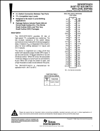 SN74CBTD16210DLR datasheet:  20-BIT FET BUS SWITCH WITH LEVEL SHIFTING SN74CBTD16210DLR