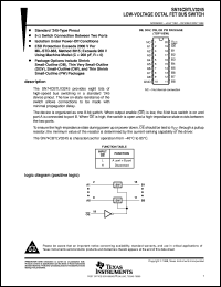 SN74CBTLV3245DBR datasheet:  LOW-VOLTAGE OCTAL FET BUS SWITCH SN74CBTLV3245DBR