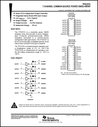 TPIC2701N datasheet:  7-CHANNEL COMMON-SOURCE DRIVER TPIC2701N