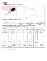L-SC1R9PD1C datasheet: Photodiode, 30V L-SC1R9PD1C