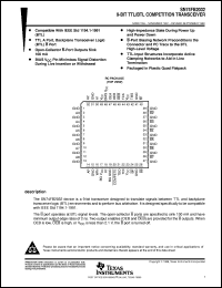 SN74FB2032RC datasheet:  9-BIT TTL/BTL COMPETITION TRANSCEIVER SN74FB2032RC