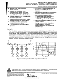 SN74GTL16612ADGGR datasheet:  18-BIT LVTTL-TO-GTL/GTLPLUS UNIVERSAL BUS TRANSCEIVERS SN74GTL16612ADGGR