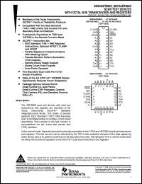 SN74ABT8652DWR datasheet:  SCAN TEST DEVICES WITH OCTAL BUS TRANSCEIVERS AND REGISTERS SN74ABT8652DWR