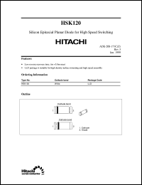 HSK120 datasheet: High frequency small signal diode HSK120