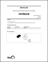 HSM124S datasheet: High frequency small signal diode HSM124S