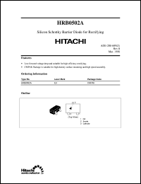 HRB0502A datasheet: Schottky Barrier rectifier for power supplies HRB0502A