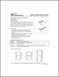 SC9149A datasheet: 6.0V infrared remote control receiver SC9149A