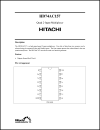 HD74AC157 datasheet: Quad. 2-to-1 line Data Selectors/Multiplexers with noninverted outputs HD74AC157