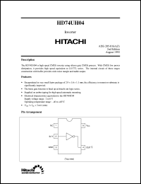 HD74UH04 datasheet: Inverter HD74UH04