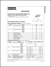 BDX54C datasheet: PNP transistor for power liner and switching applications, 100V, 8A BDX54C