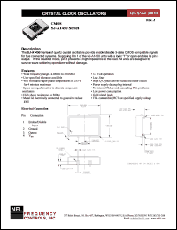 SJA1450 datasheet: 3.3 V, +/-100 ppm, CMOS crystal clock oscillator SJA1450