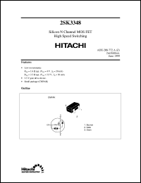 2SK3348 datasheet: Power small signal switching MOSFET 2SK3348