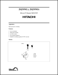 2SJ319(L) datasheet: Power switching MOSFET 2SJ319(L)