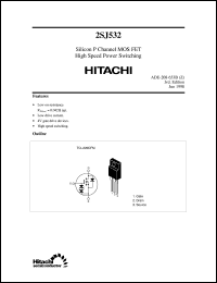 2SJ532 datasheet: Power switching MOSFET 2SJ532