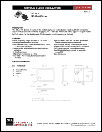 SC1469 datasheet: 5 V, customer specific,  LVCMOS crystal clock oscillator SC1469